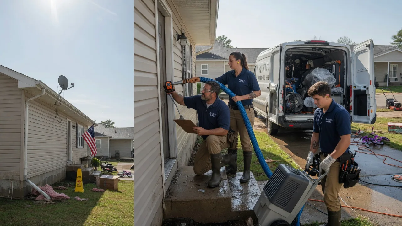 Ceiling Water Damage Restoration in Napoleon, MI near me